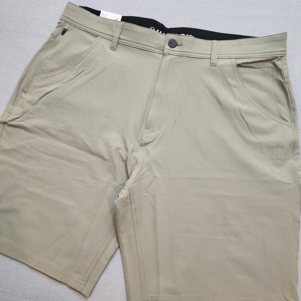 Hurley Trek Hybrid Shorts Mens 38 Olive NWT Golf Hiking Stretch Water Repellent